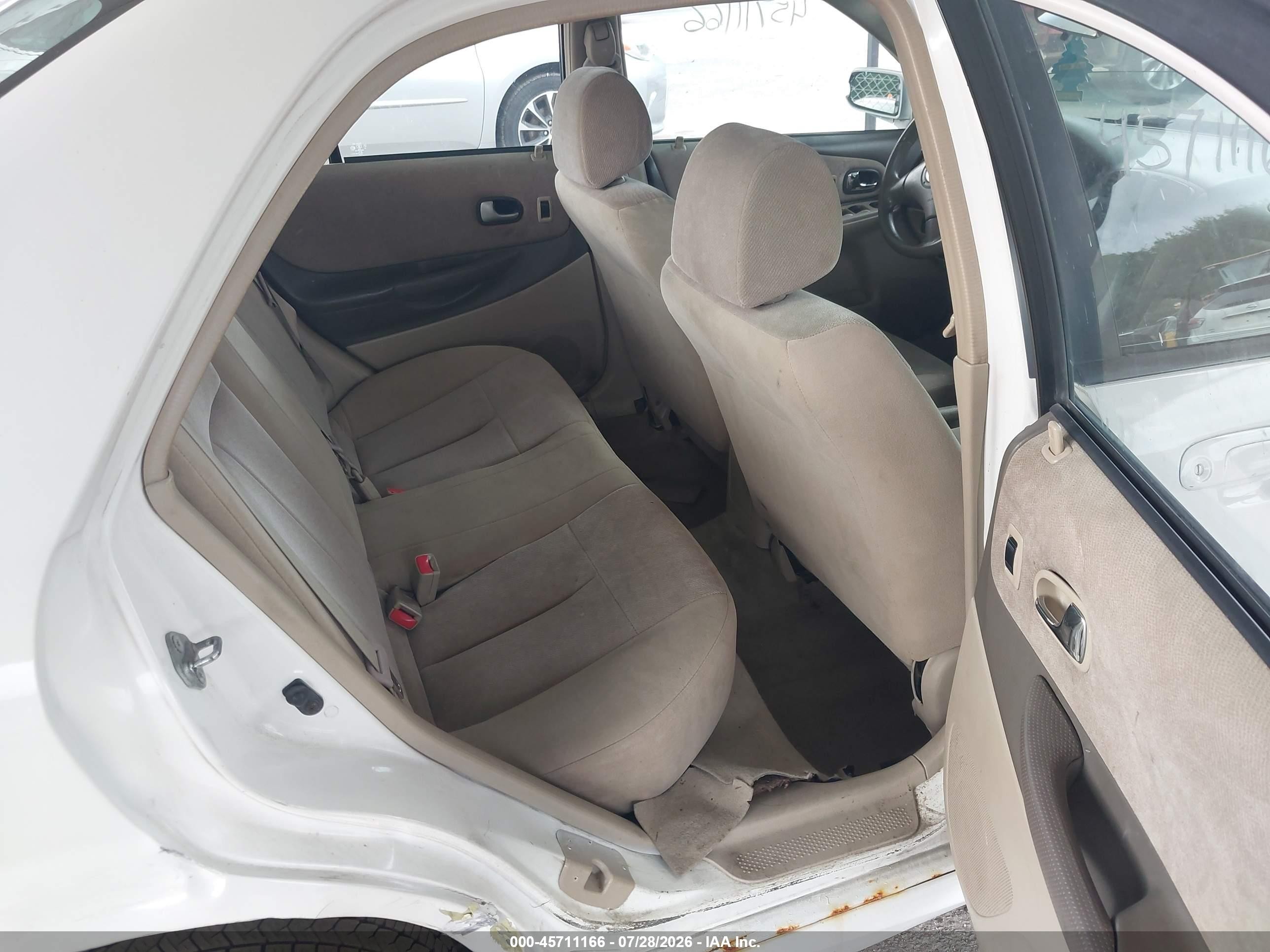 2003 Mazda Protege Dx/es/lx Белый vin: JM1BJ225131160350