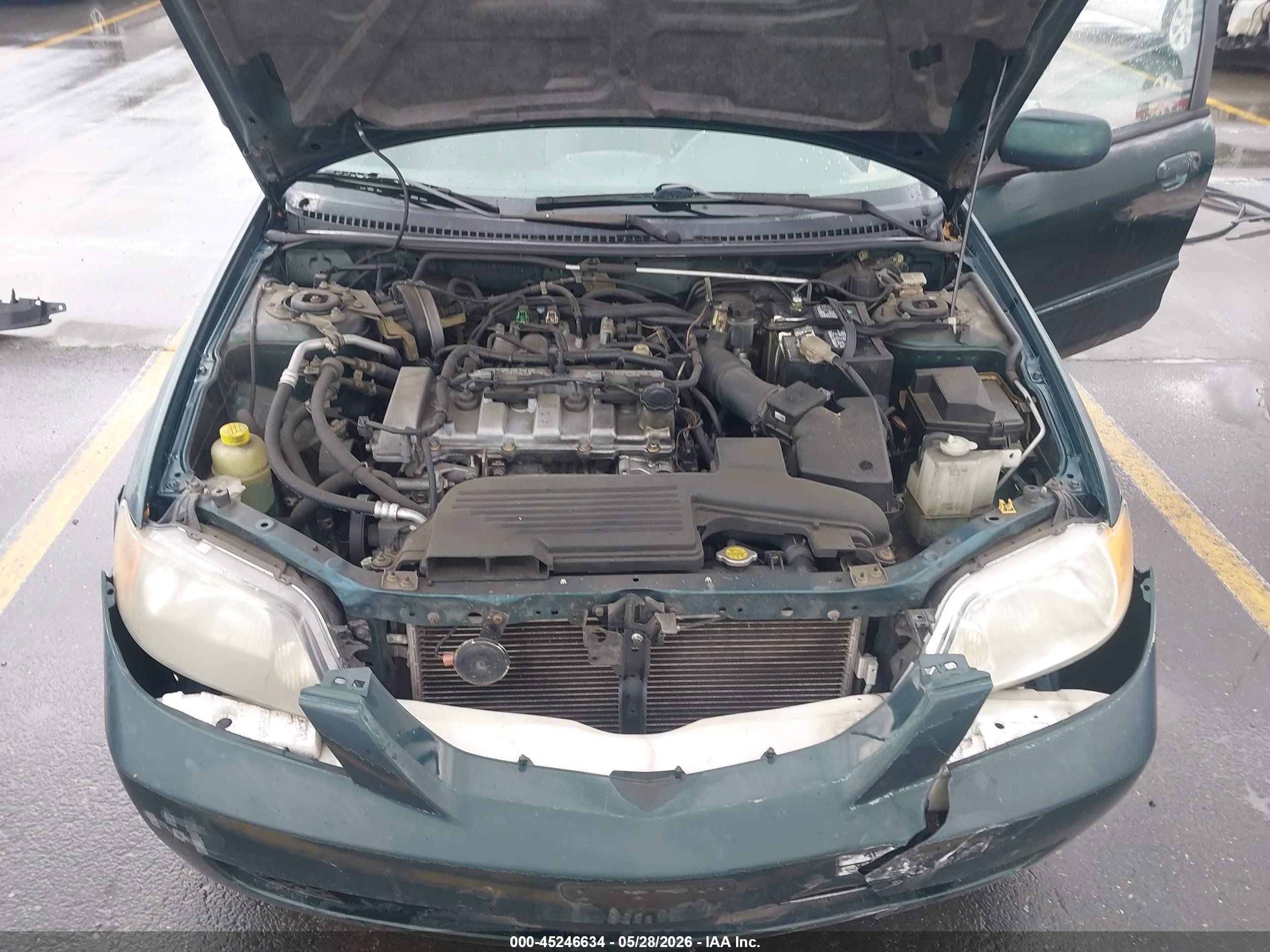 2003 Mazda Protege Dx/es/lx Зеленый vin: JM1BJ225131166553