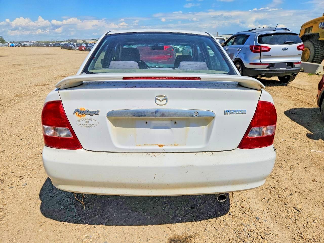 2003 Mazda Protege Dx Белый vin: JM1BJ225131221549