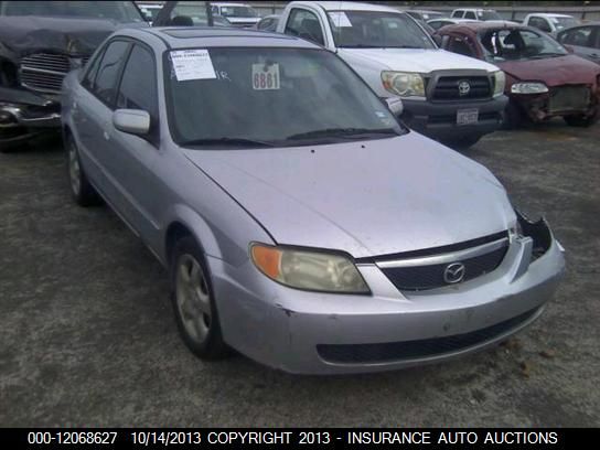 2002 Mazda Protege Dx vin: JM1BJ225221587227