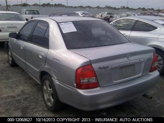 2002 Mazda Protege Dx vin: JM1BJ225221587227