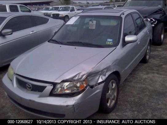 2002 Mazda Protege Dx vin: JM1BJ225221587227