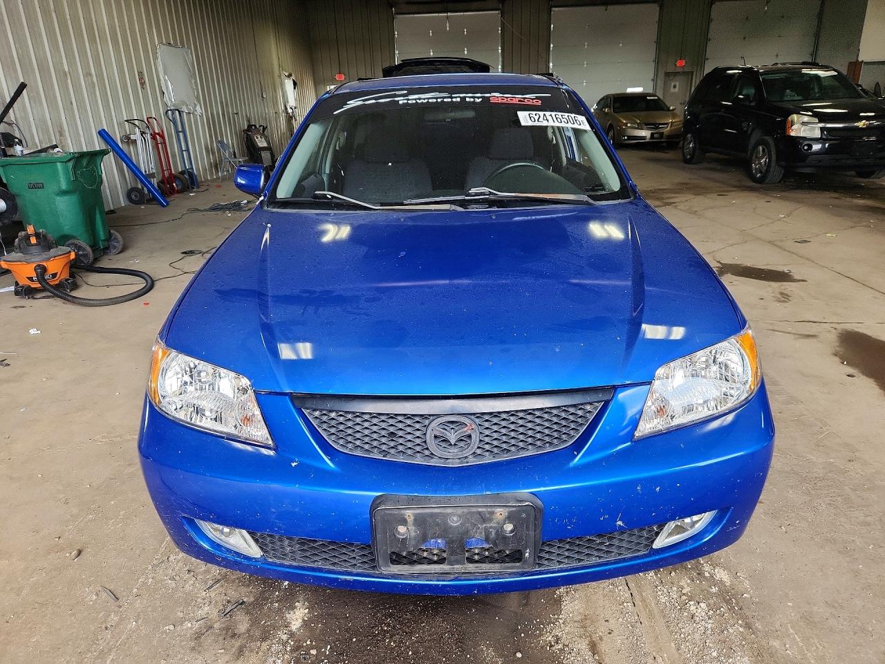 2003 Mazda Protege Dx Синий vin: JM1BJ225231158946