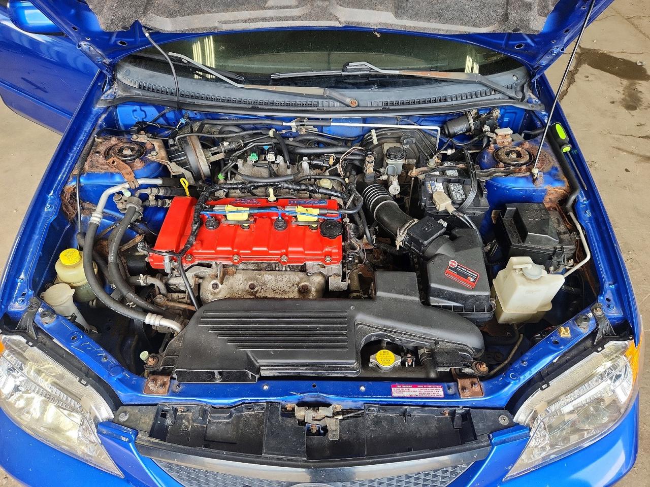2003 Mazda Protege Dx Синий vin: JM1BJ225231158946