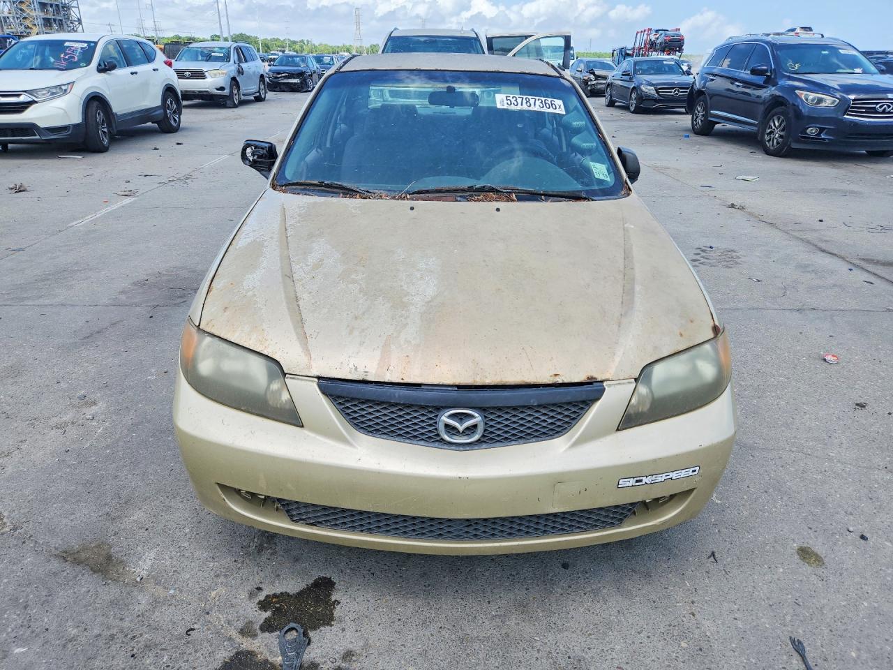 2001 Mazda Protege Lx Cream vin: JM1BJ225310415020