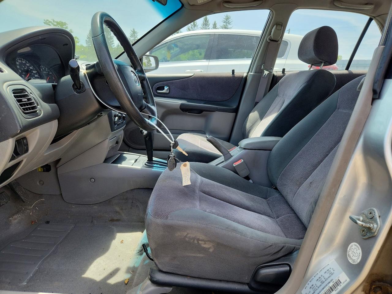 2001 Mazda Protege Lx Silver vin: JM1BJ225310432108