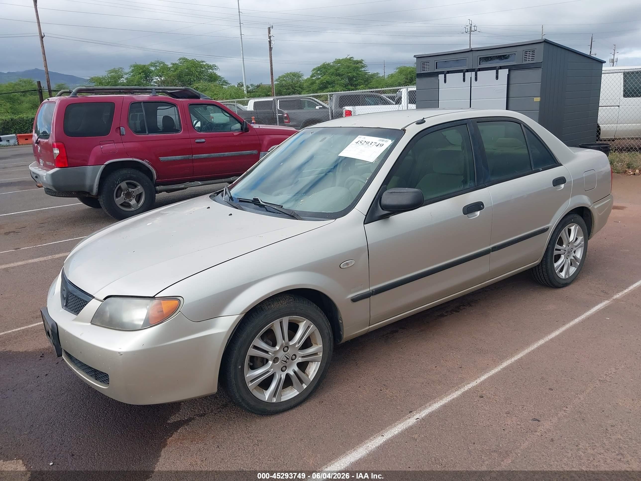 2003 Mazda Protege Dx/es/lx Gold vin: JM1BJ225330143605