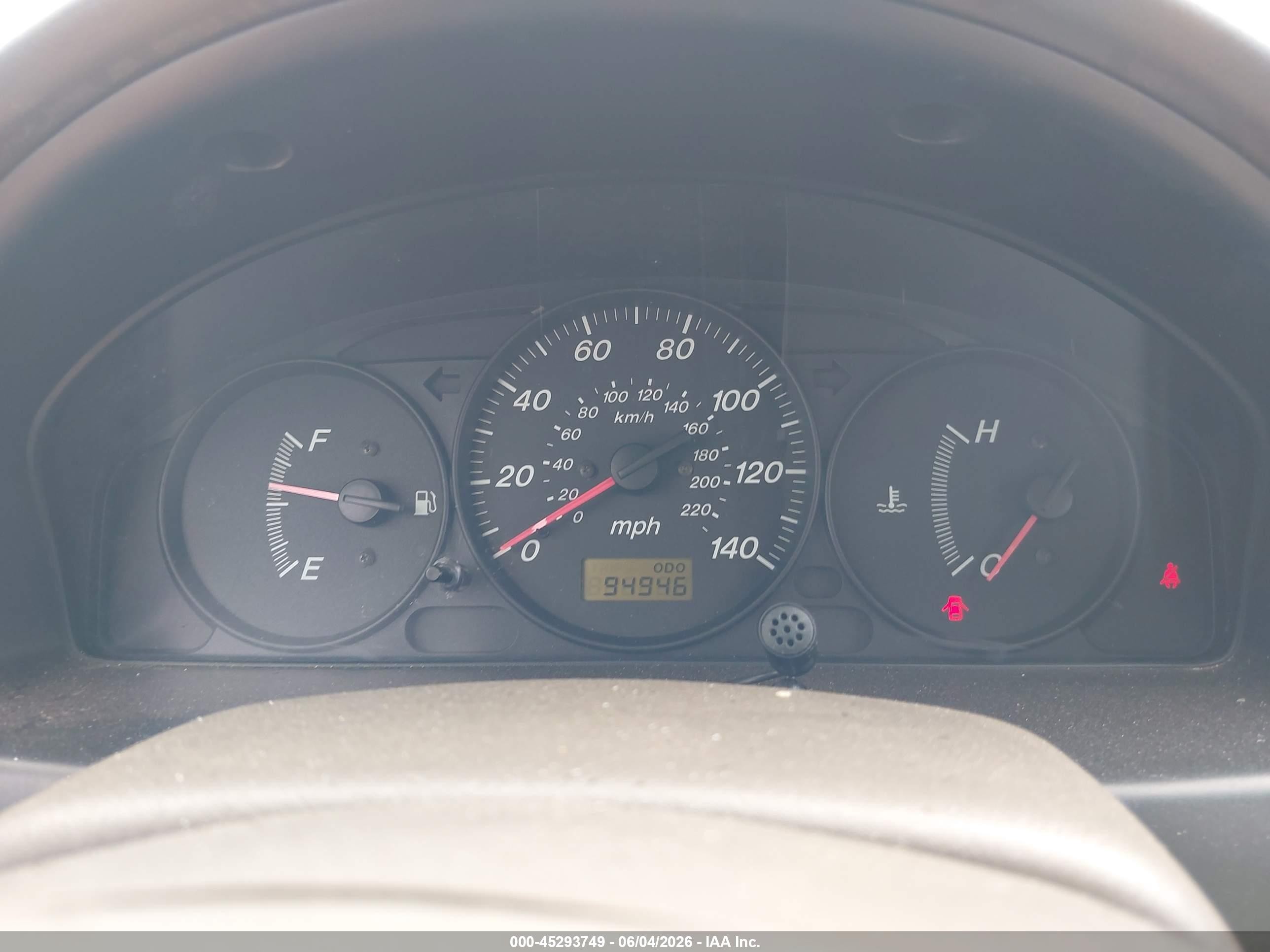 2003 Mazda Protege Dx/es/lx Gold vin: JM1BJ225330143605