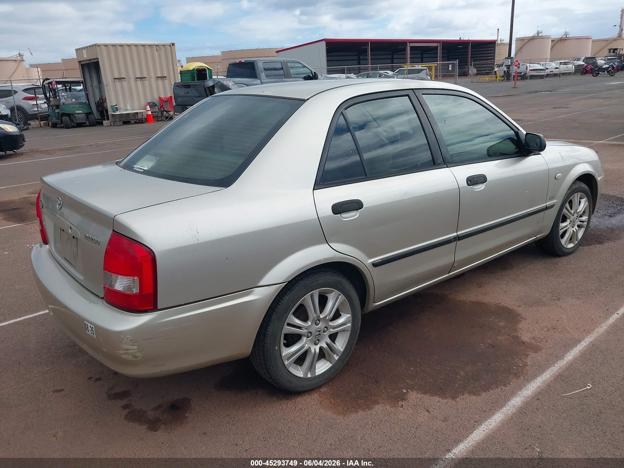 2003 Mazda Protege Dx/es/lx Gold vin: JM1BJ225330143605