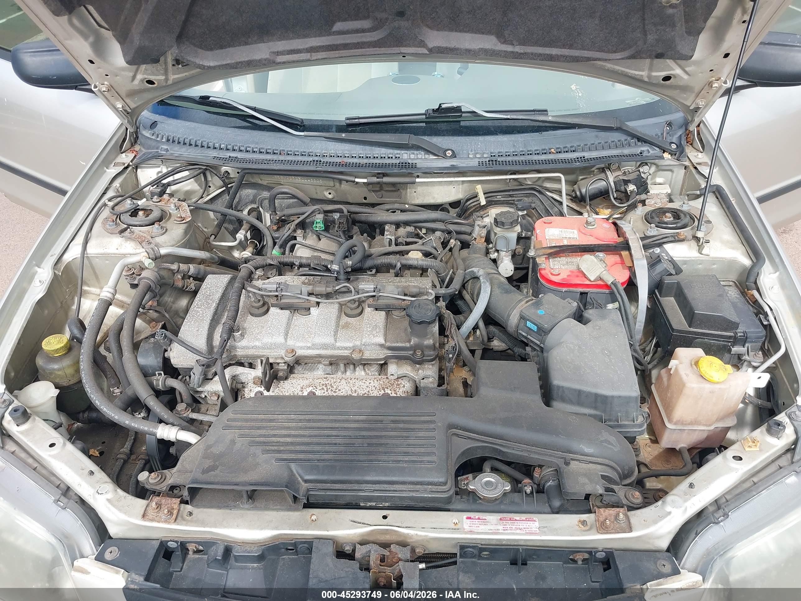 2003 Mazda Protege Dx/es/lx Gold vin: JM1BJ225330143605
