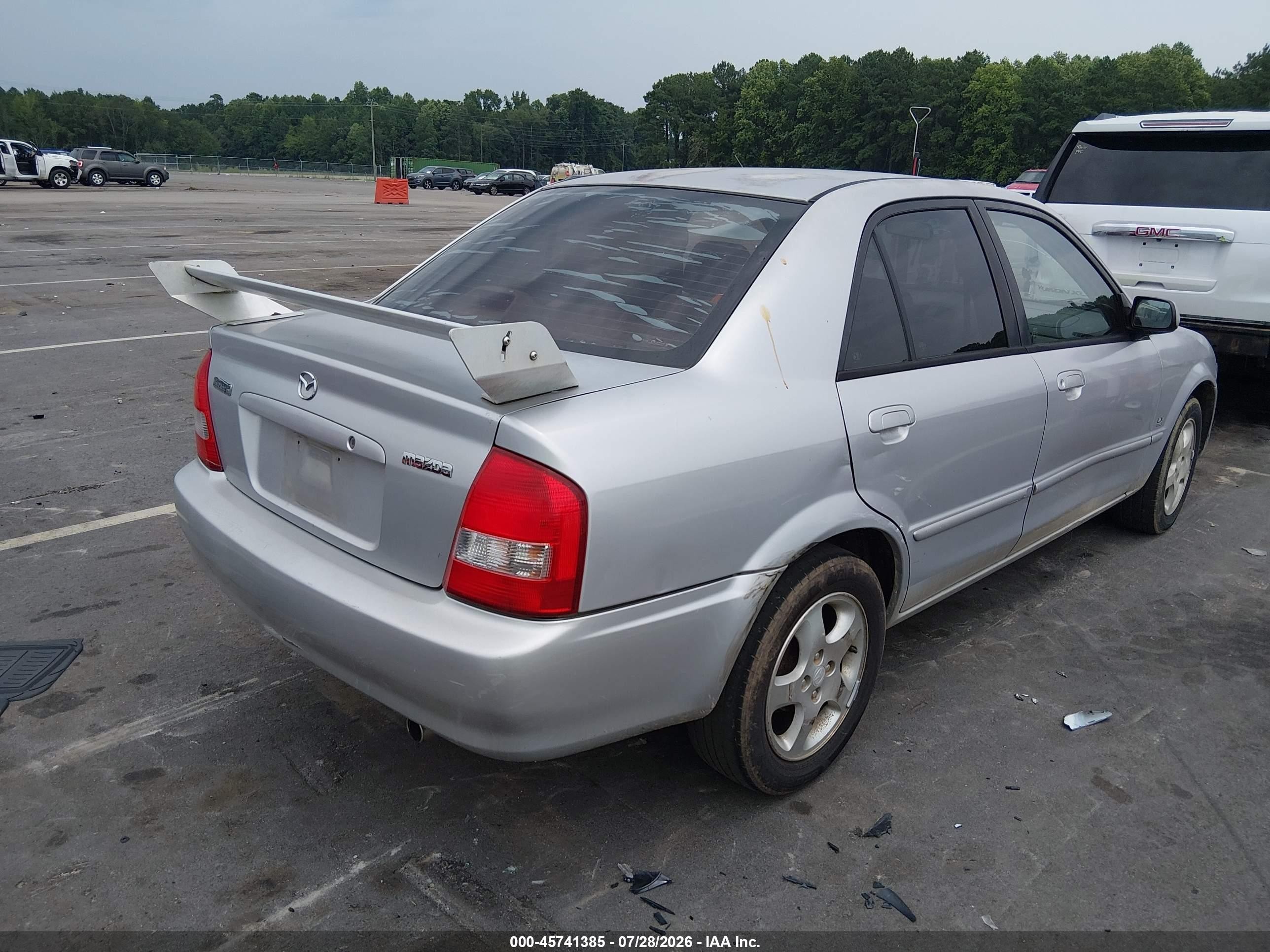 2001 Mazda Protege Es/lx Серебряный vin: JM1BJ225410476781