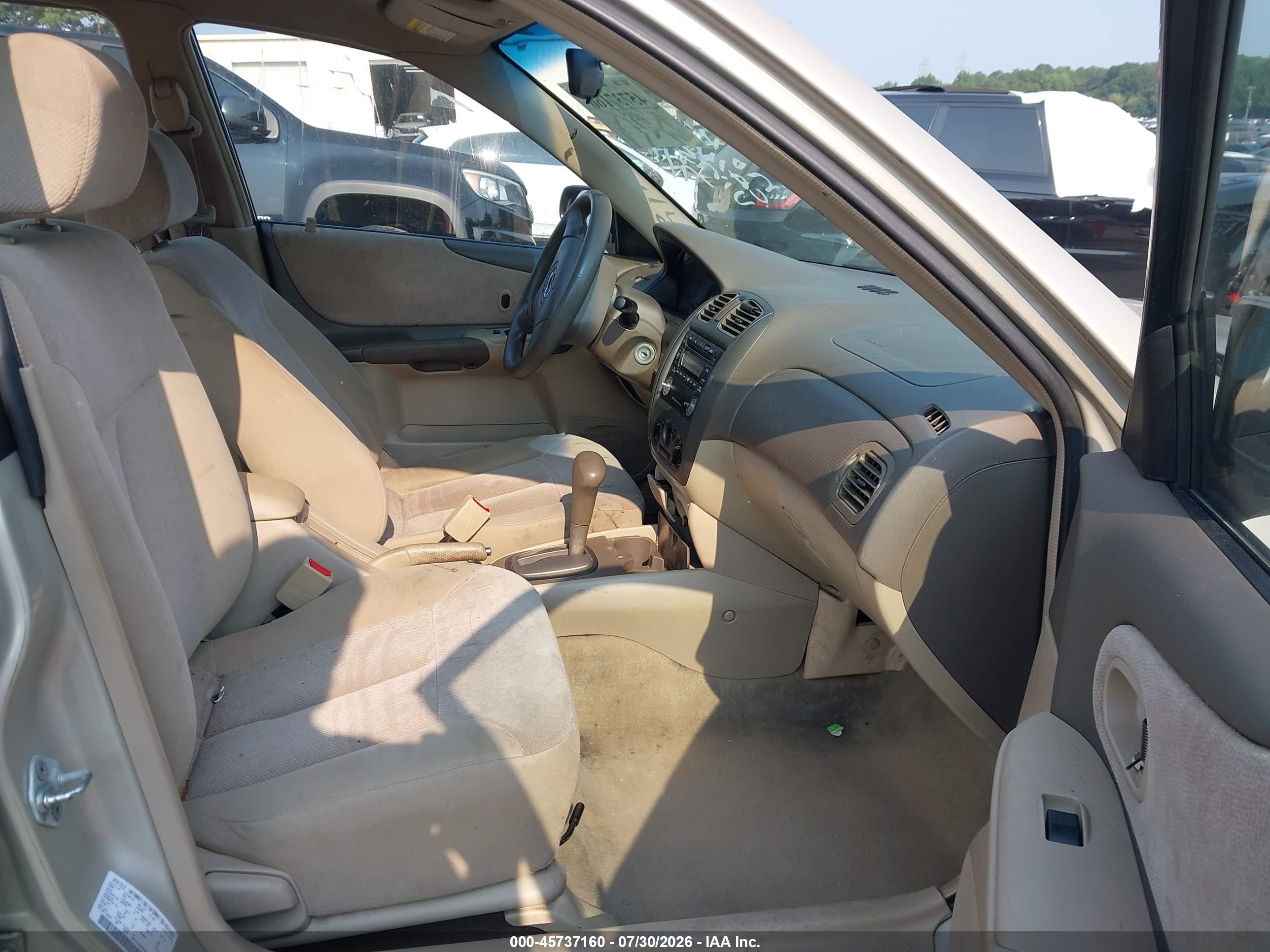 2002 Mazda Protege Dx/es/lx Желто-коричневый vin: JM1BJ225520515735