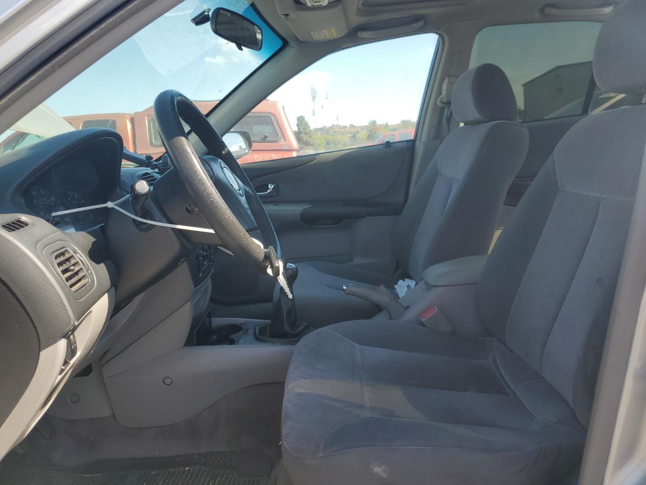 2002 Mazda Protege Dx Silver vin: JM1BJ225520556303