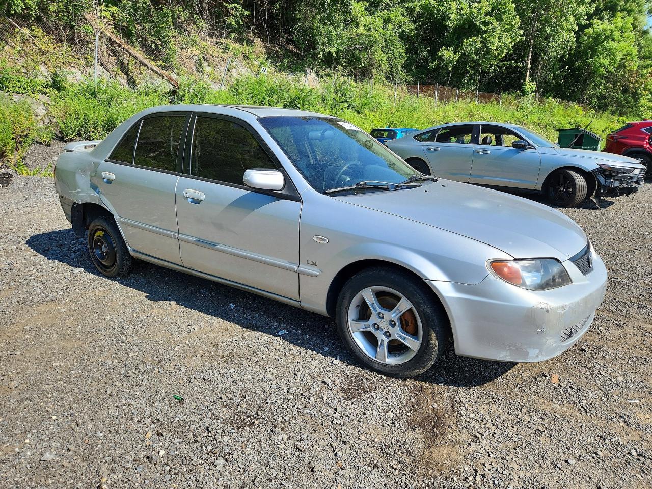 2003 Mazda Protege Dx Silver vin: JM1BJ225530107754