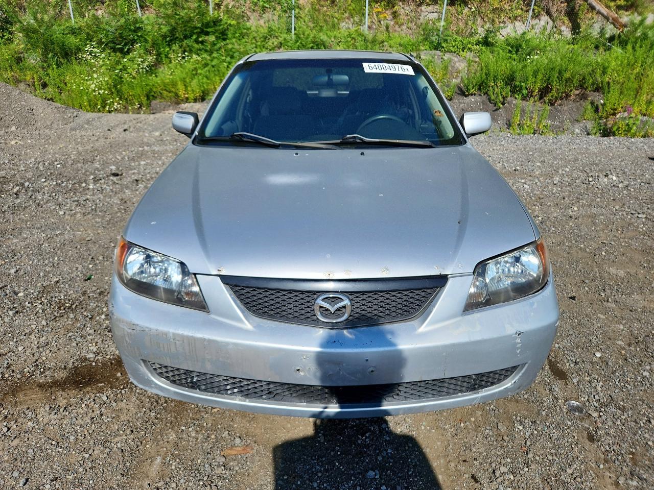 2003 Mazda Protege Dx Silver vin: JM1BJ225530107754