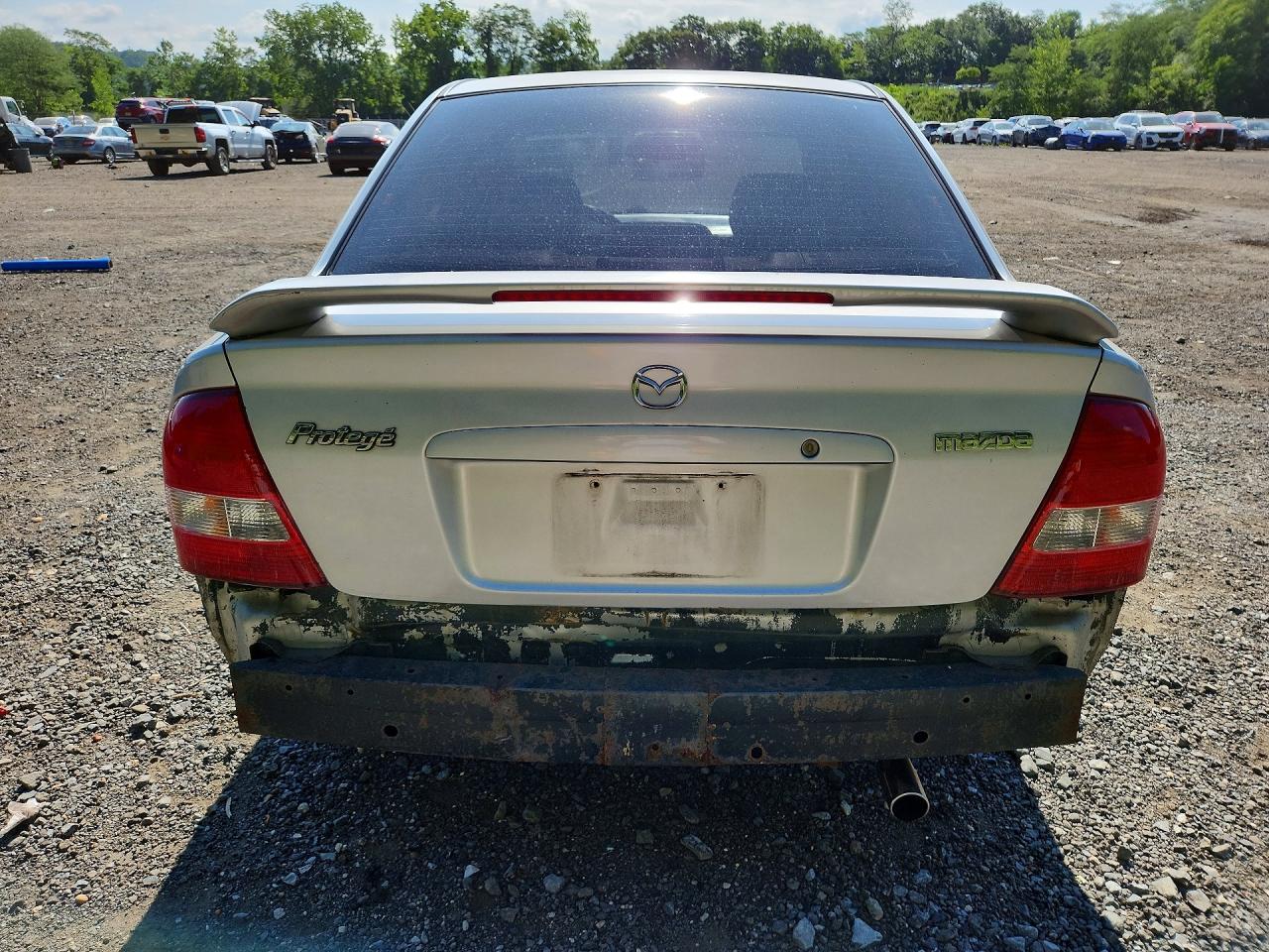 2003 Mazda Protege Dx Silver vin: JM1BJ225530107754