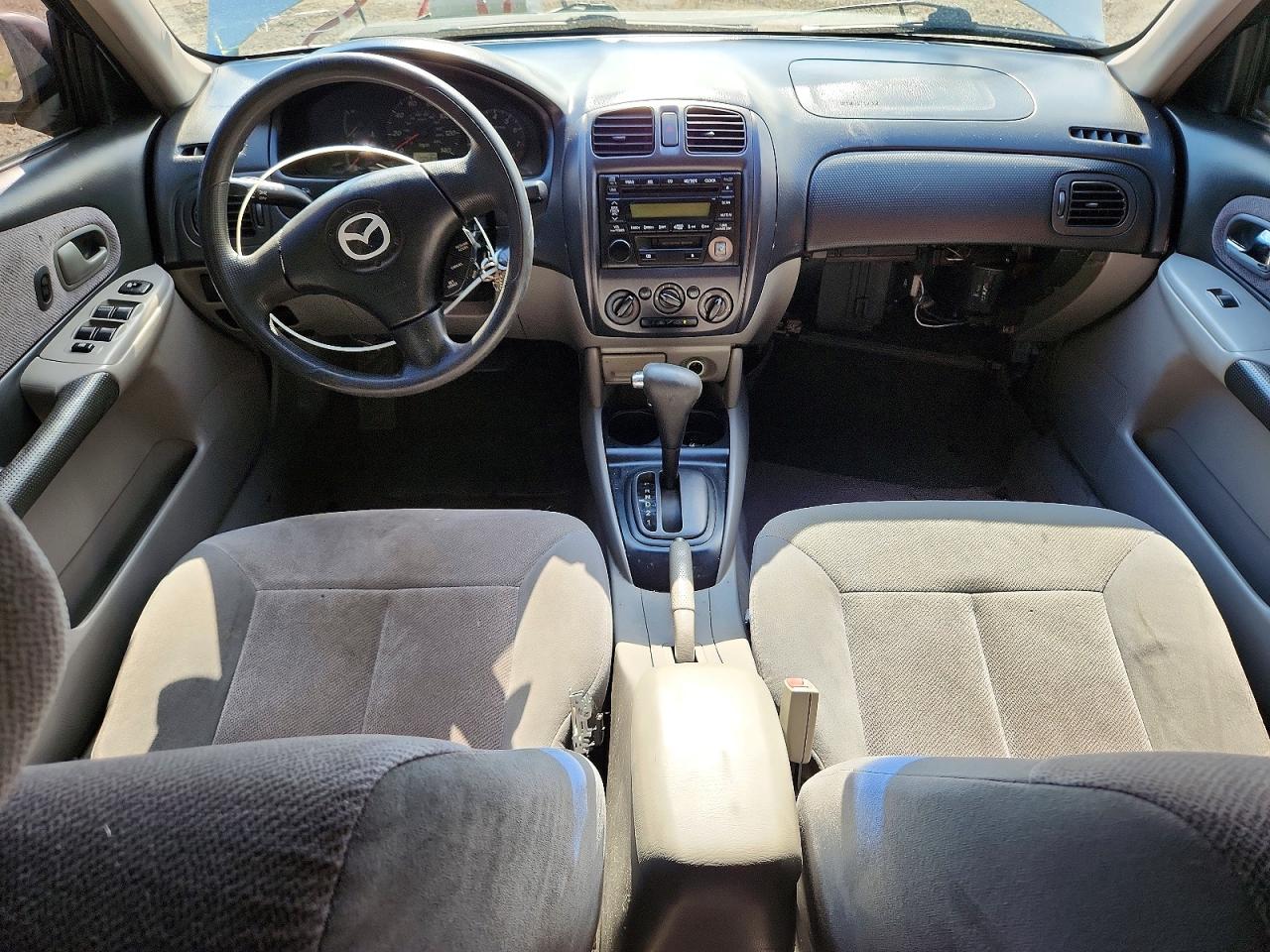 2003 Mazda Protege Dx Silver vin: JM1BJ225530107754