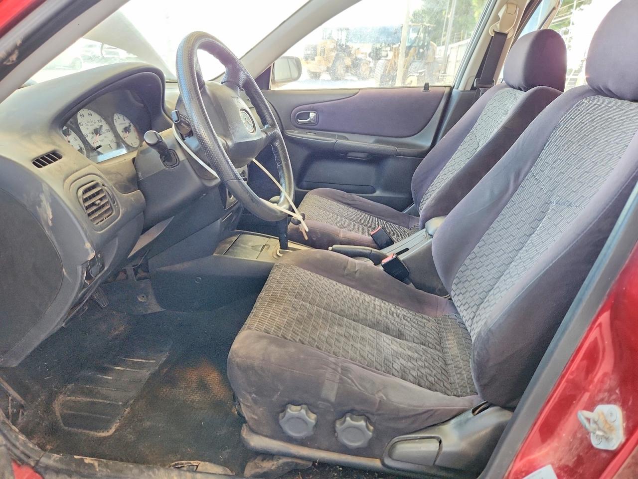 2001 Mazda Protege Lx Maroon vin: JM1BJ225710424030