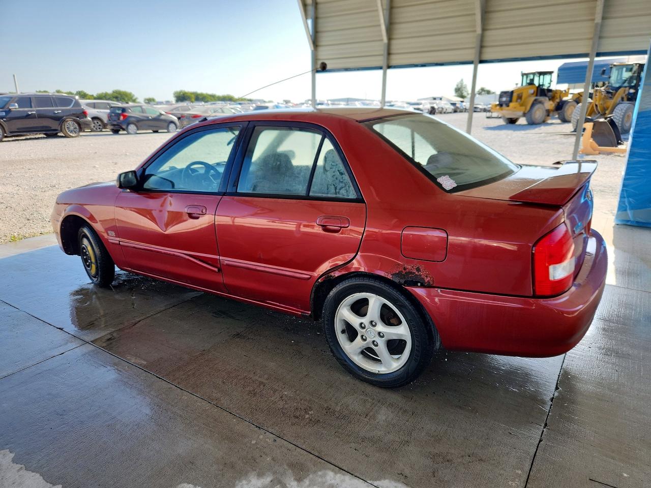 2001 Mazda Protege Lx Maroon vin: JM1BJ225710424030