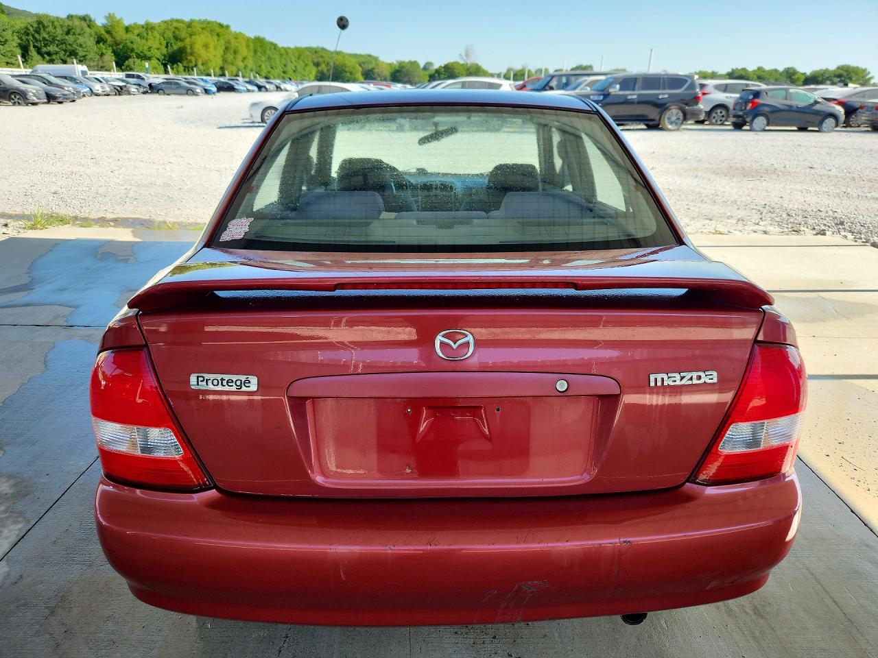 2001 Mazda Protege Lx Maroon vin: JM1BJ225710424030