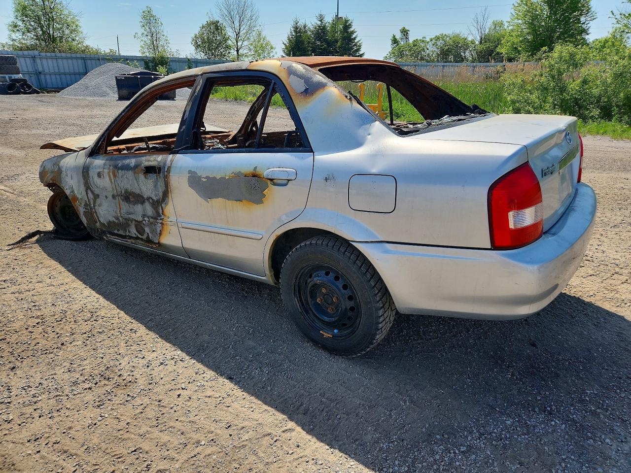 2002 Mazda Protege Dx Silver vin: JM1BJ225720536666