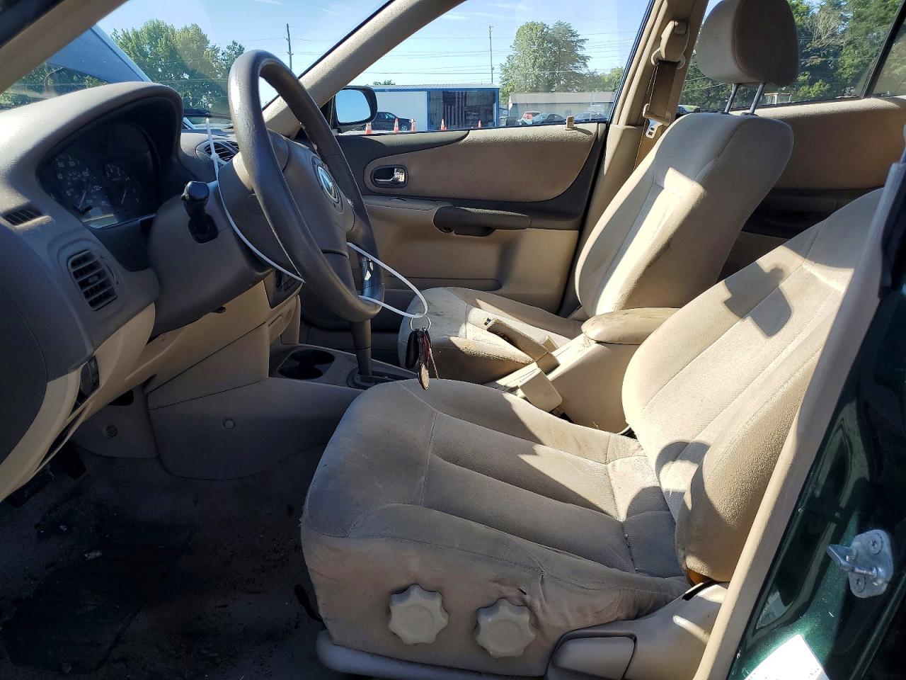 2002 Mazda Protege Dx Зеленый vin: JM1BJ225720637013