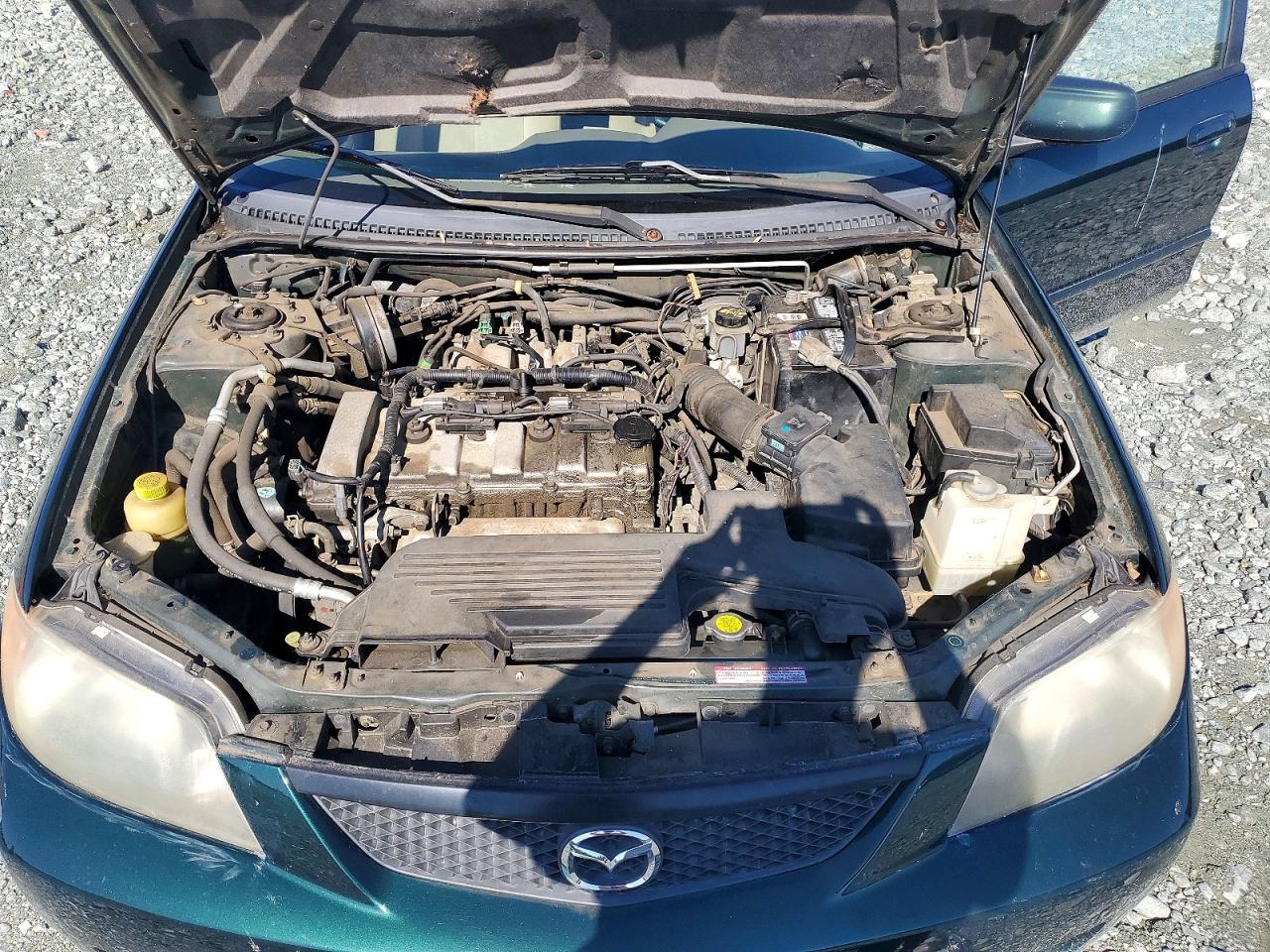 2002 Mazda Protege Dx Зеленый vin: JM1BJ225720637013