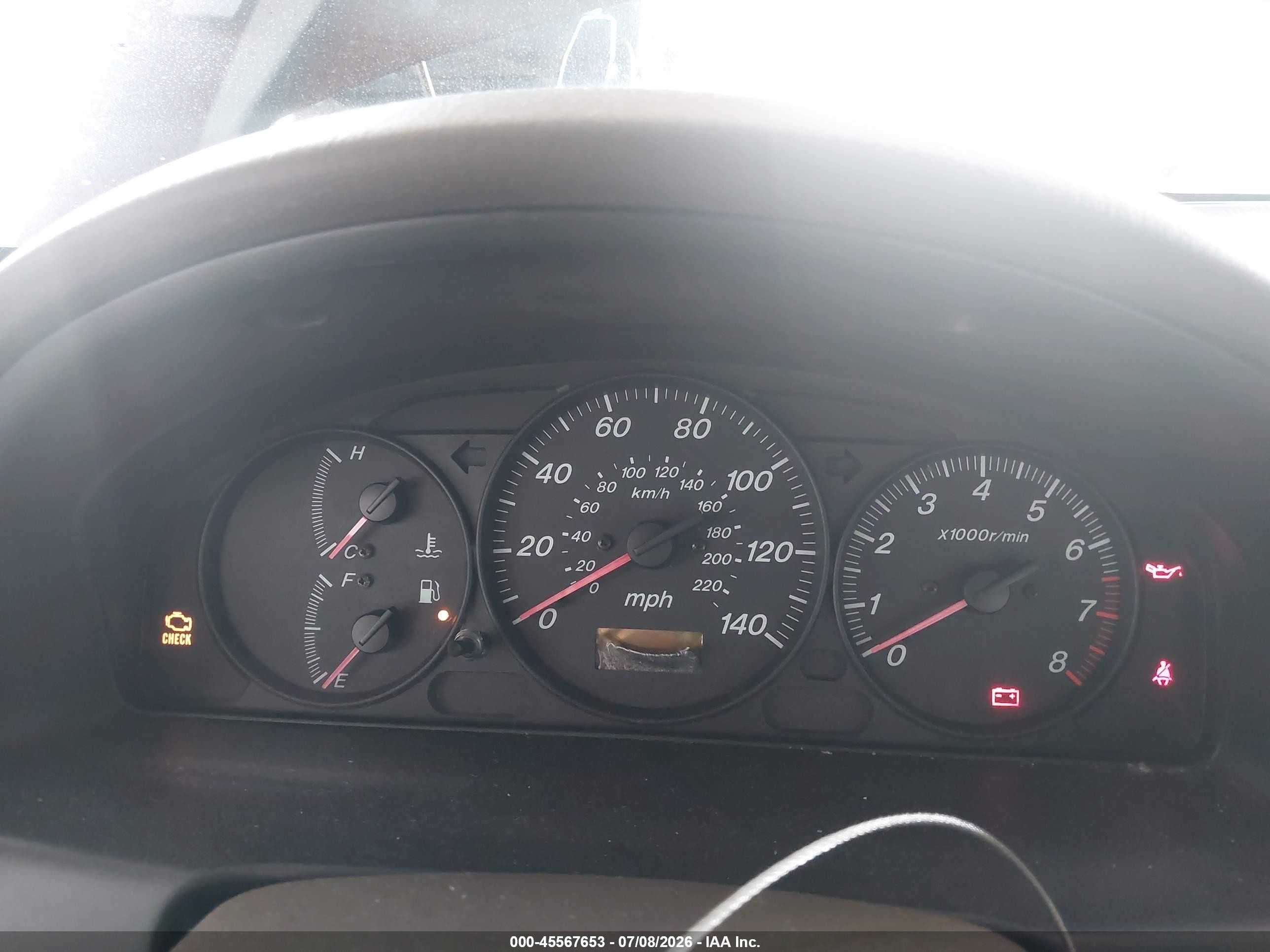 2002 Mazda Protege Dx/es/lx Beige vin: JM1BJ225821588592