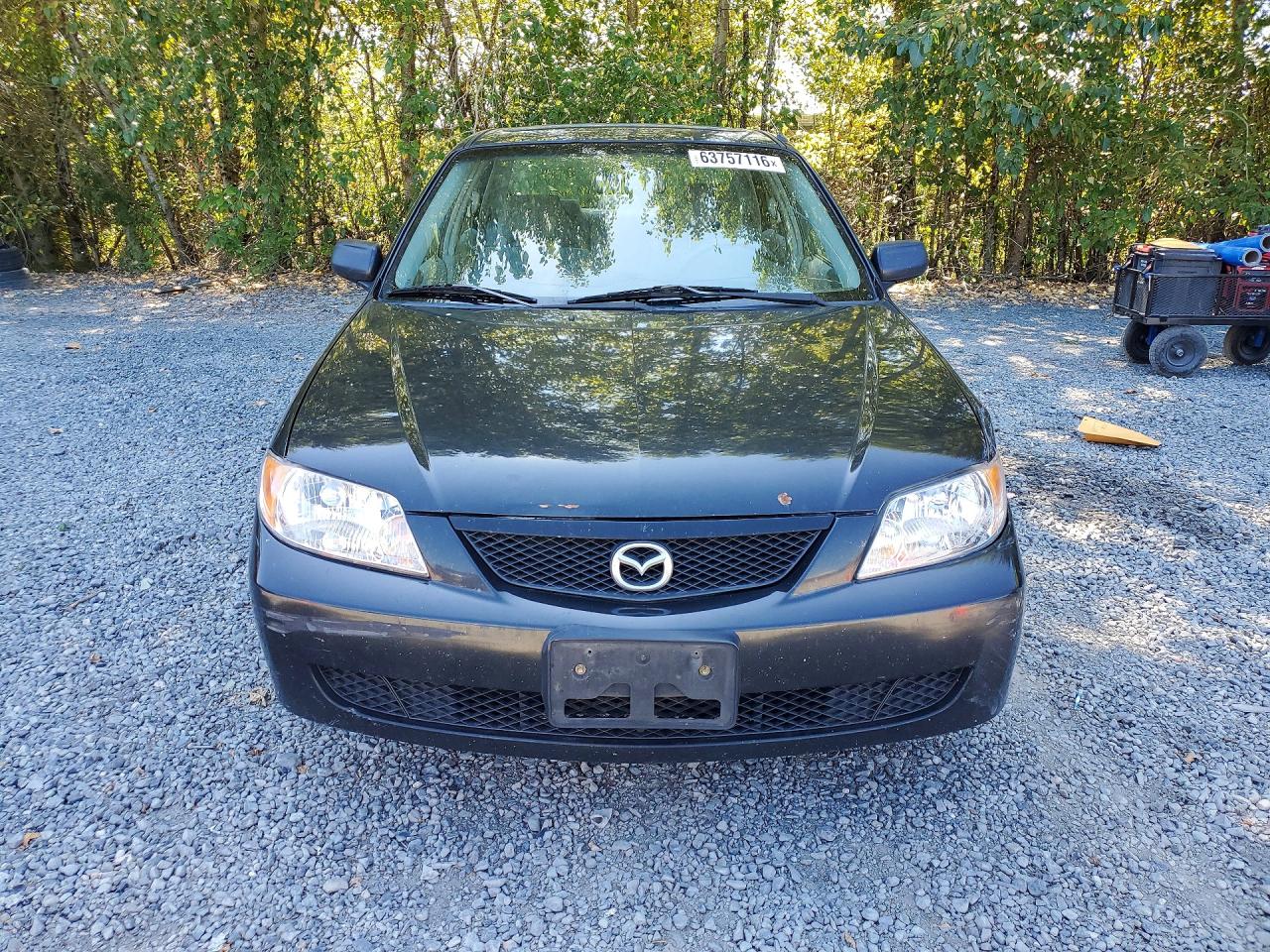 2003 Mazda Protege Dx Black vin: JM1BJ225930178553