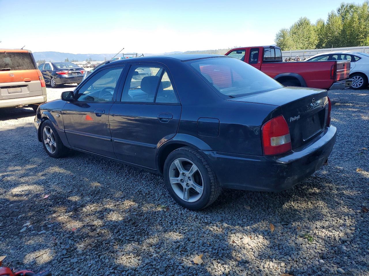 2003 Mazda Protege Dx Black vin: JM1BJ225930178553