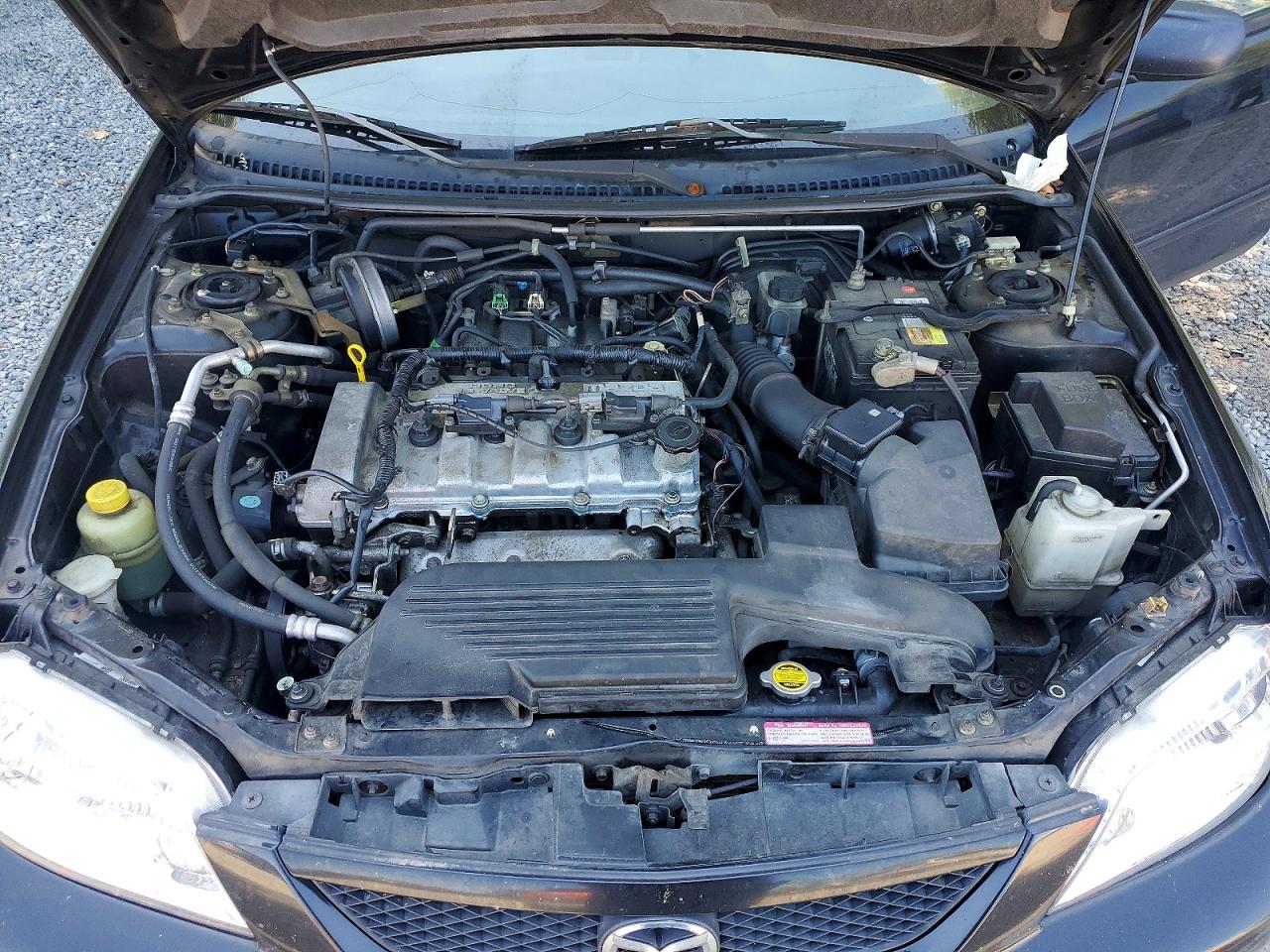 2003 Mazda Protege Dx Black vin: JM1BJ225930178553