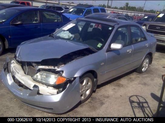 2002 Mazda Protege Dx vin: JM1BJ225X21603531