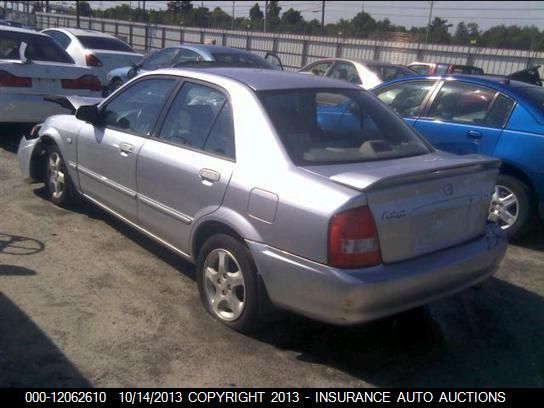 2002 Mazda Protege Dx vin: JM1BJ225X21603531