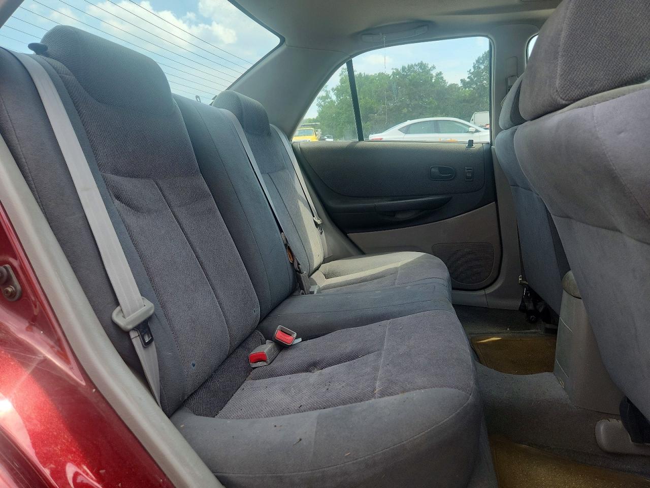 2003 Mazda Protege Dx Burgundy vin: JM1BJ225X30145870