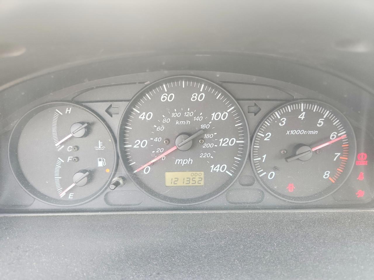 2003 Mazda Protege Dx Burgundy vin: JM1BJ225X30145870