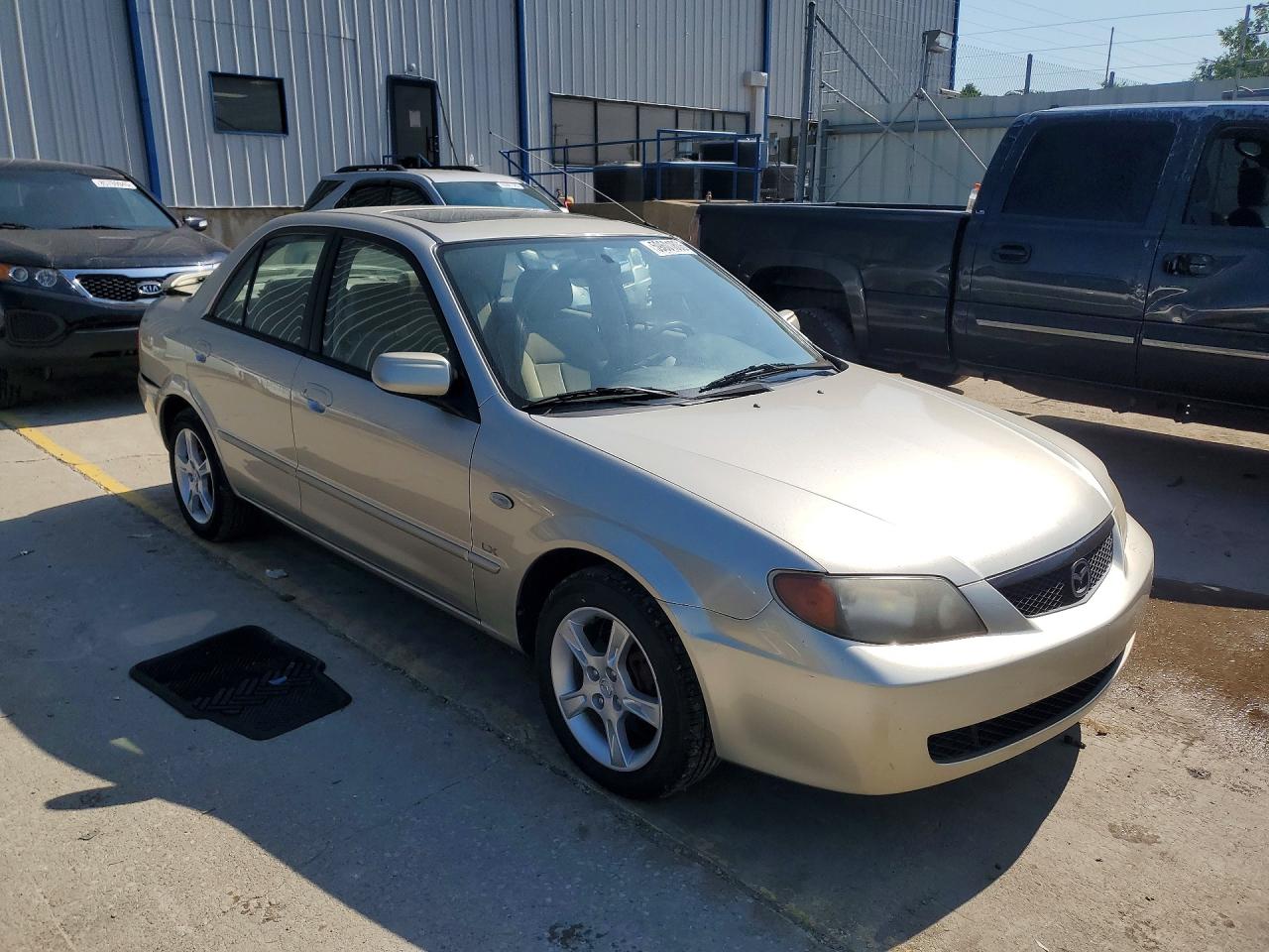 2003 Mazda Protege Dx Beige vin: JM1BJ225X31203163
