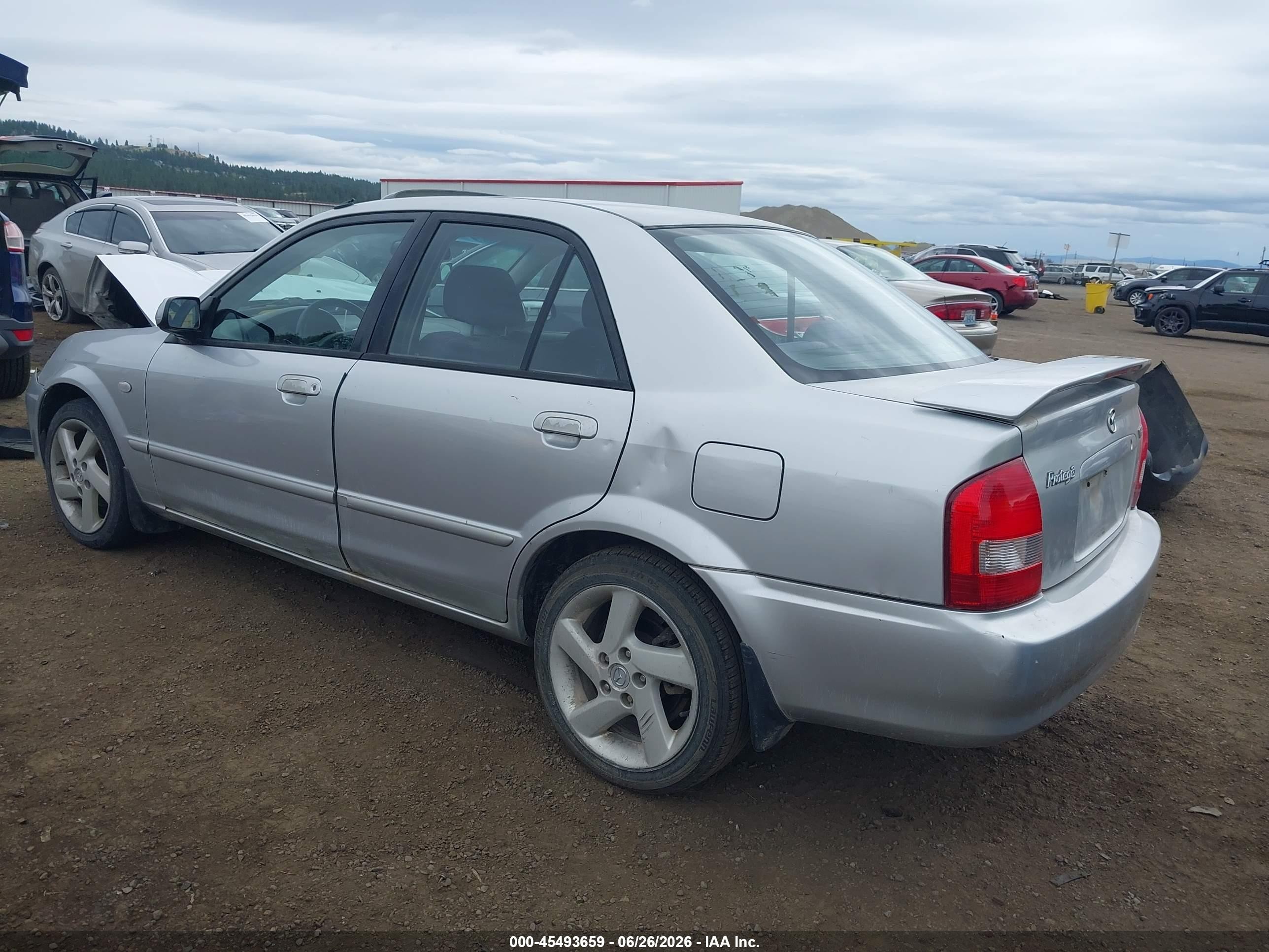 2002 Mazda Protege Dx/es/lx White vin: JM1BJ226320638927