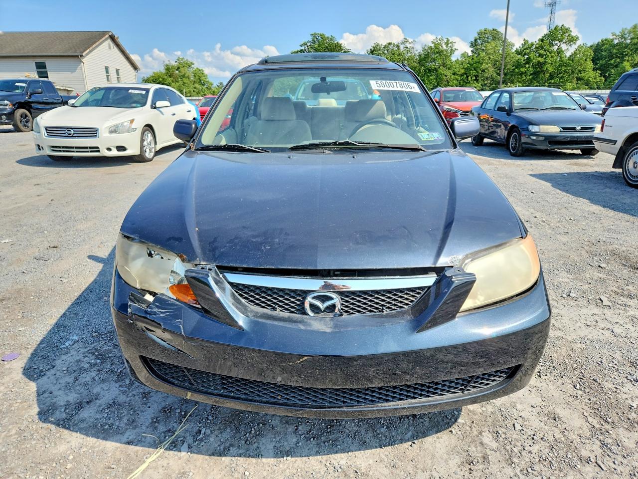 2002 Mazda Protege Dx Black vin: JM1BJ226X21555098