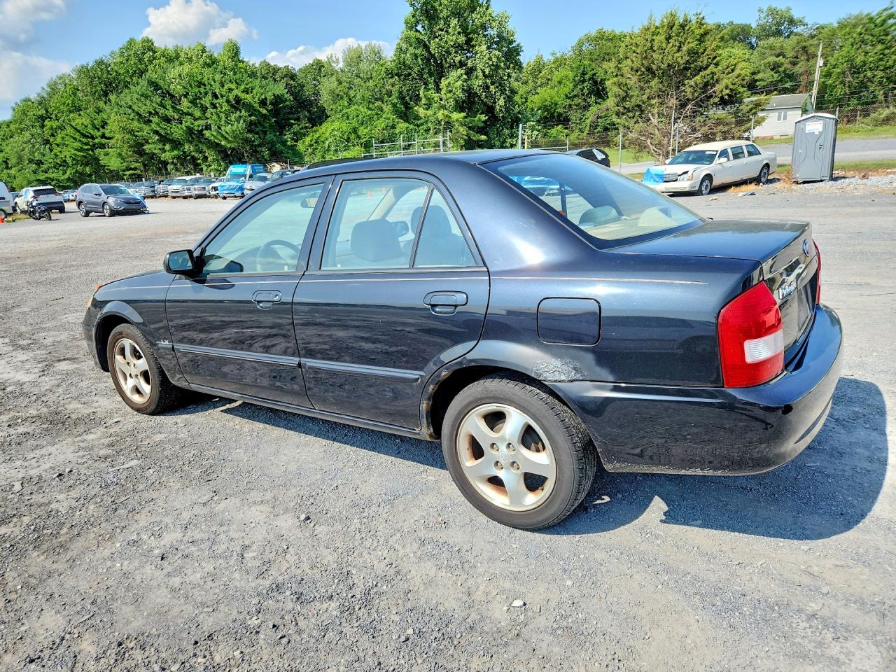 2002 Mazda Protege Dx Black vin: JM1BJ226X21555098