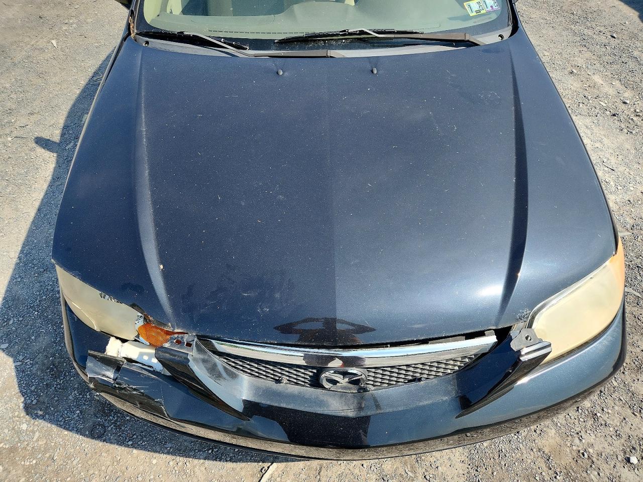 2002 Mazda Protege Dx Black vin: JM1BJ226X21555098