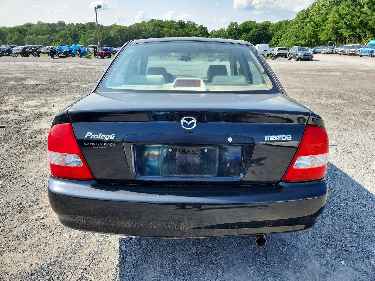 2002 Mazda Protege Dx Black vin: JM1BJ226X21555098