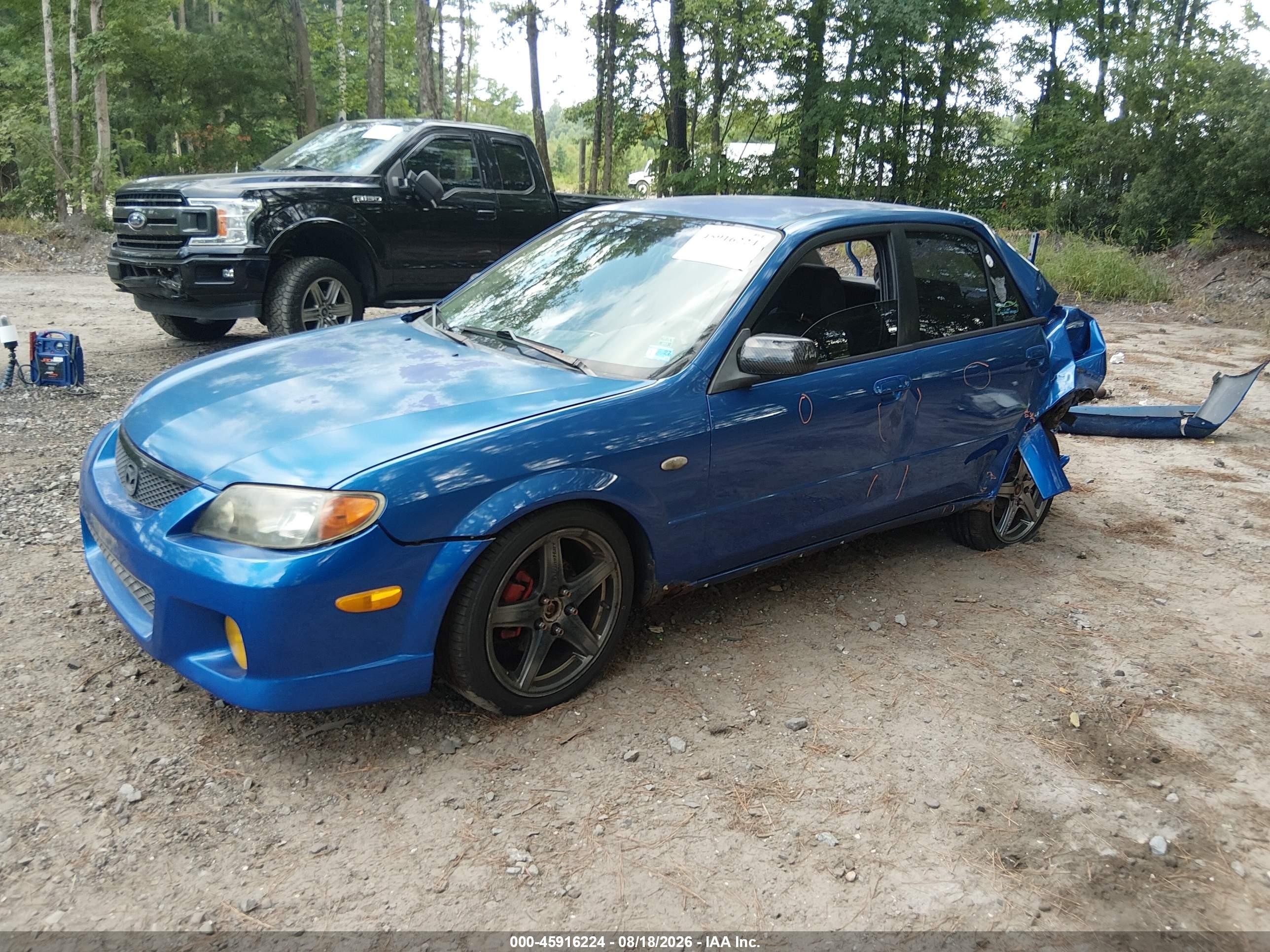 2003 Mazda Mazdaspeed Protege   Blue vin: JM1BJ227730649066