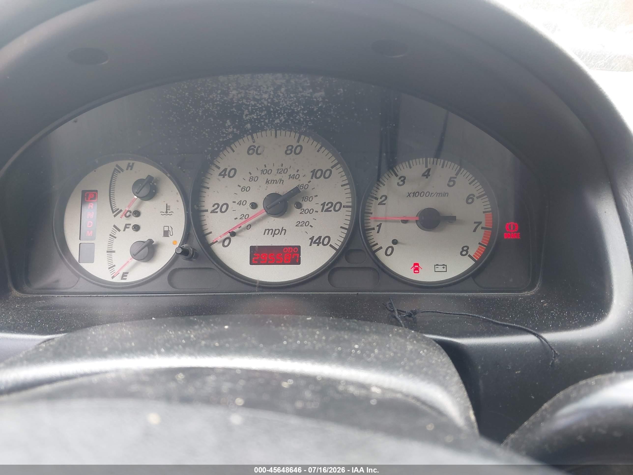 2002 Mazda Protege5   White vin: JM1BJ245121619601