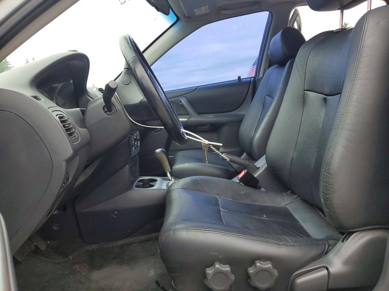 2003 Mazda Protege Pr5 Silver vin: JM1BJ245231154330