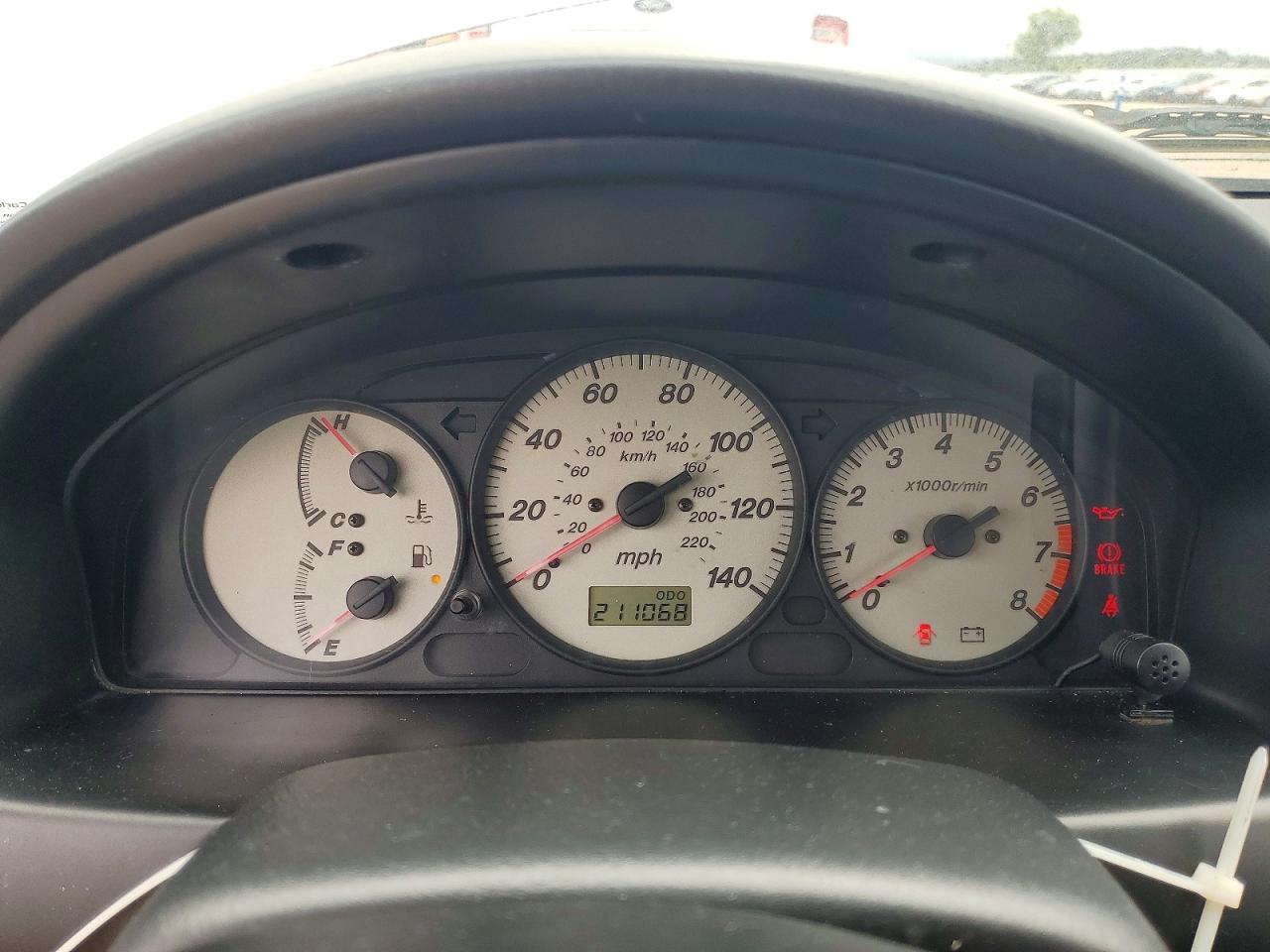 2003 Mazda Protege Pr5 Silver vin: JM1BJ245231220312