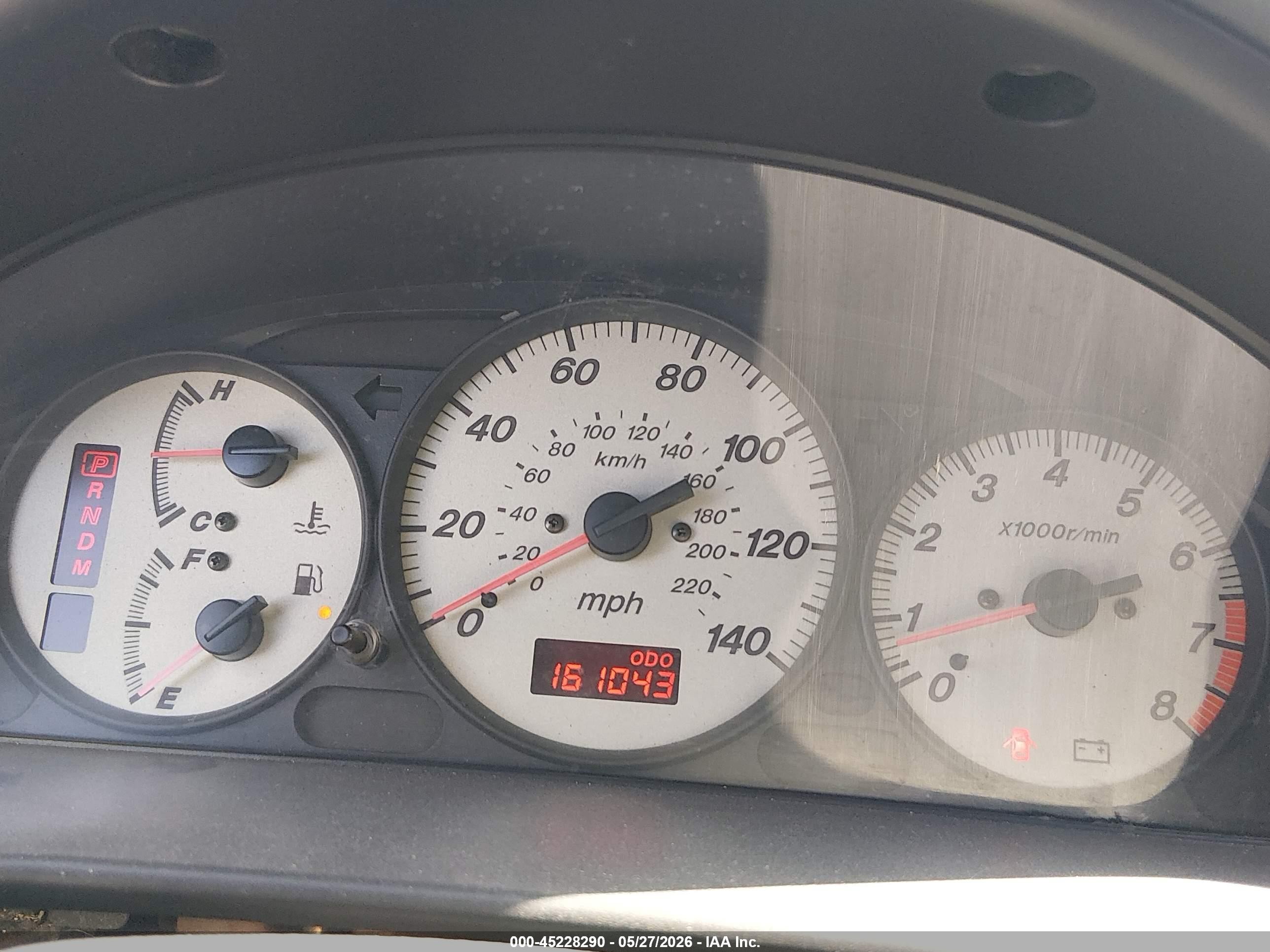 2002 Mazda Protege5   Black vin: JM1BJ245321637372