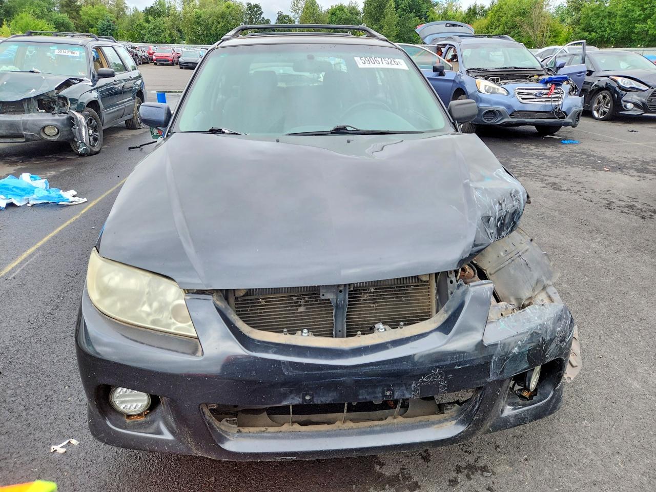 2002 Mazda Protege Pr5 Черный vin: JM1BJ245421531173