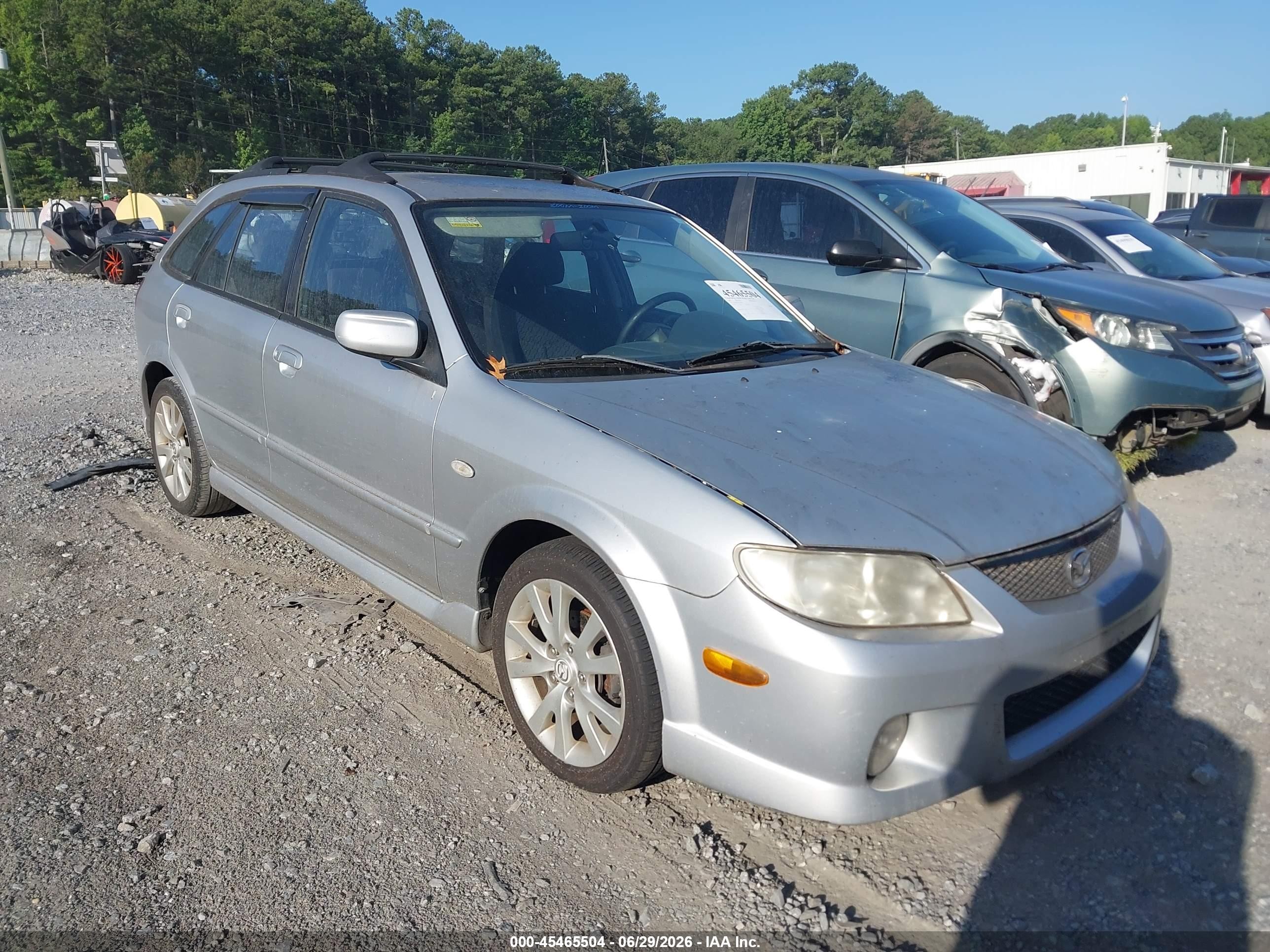 2003 Mazda Protege5   Silver vin: JM1BJ245431120972
