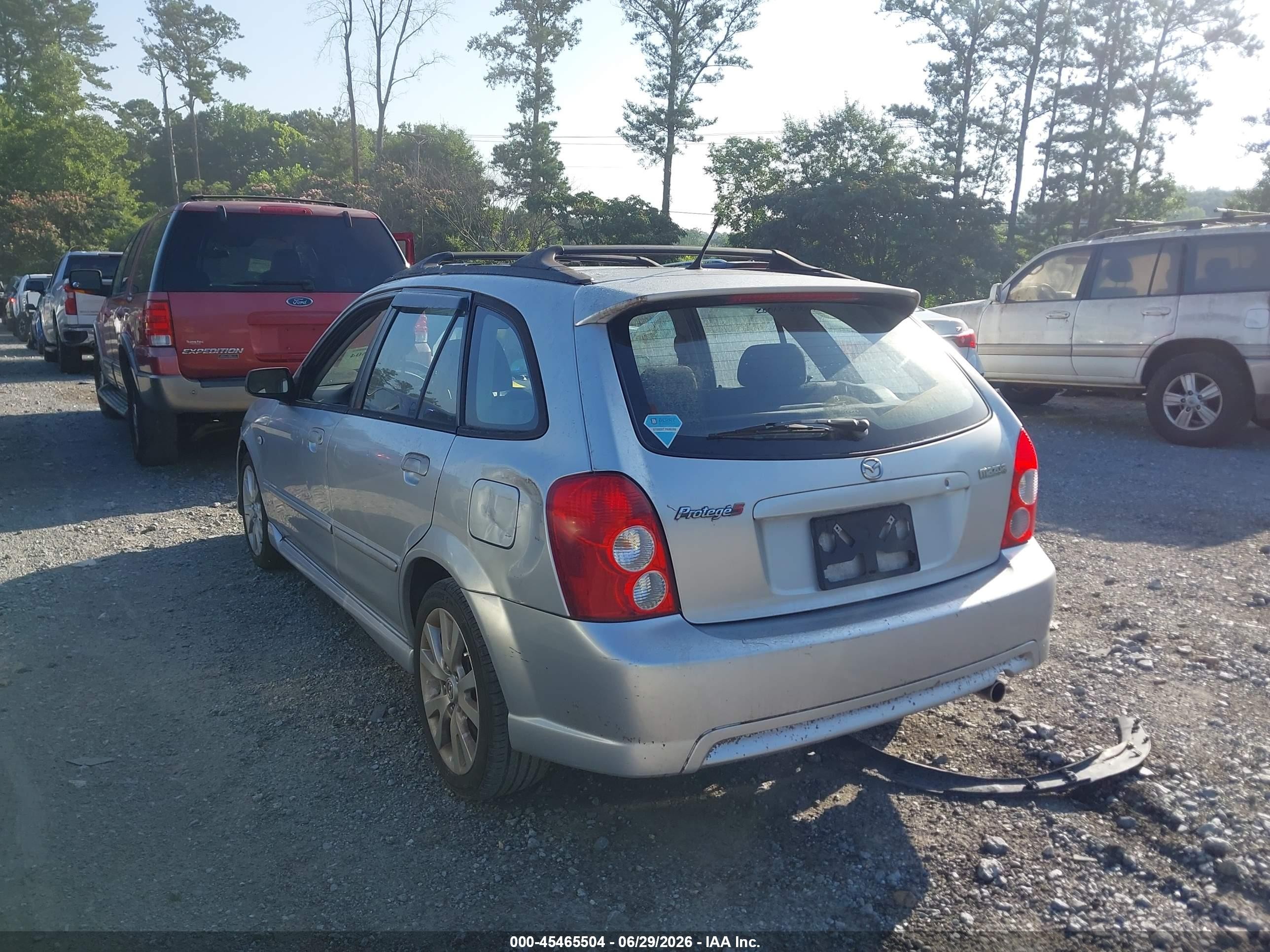 2003 Mazda Protege5   Silver vin: JM1BJ245431120972