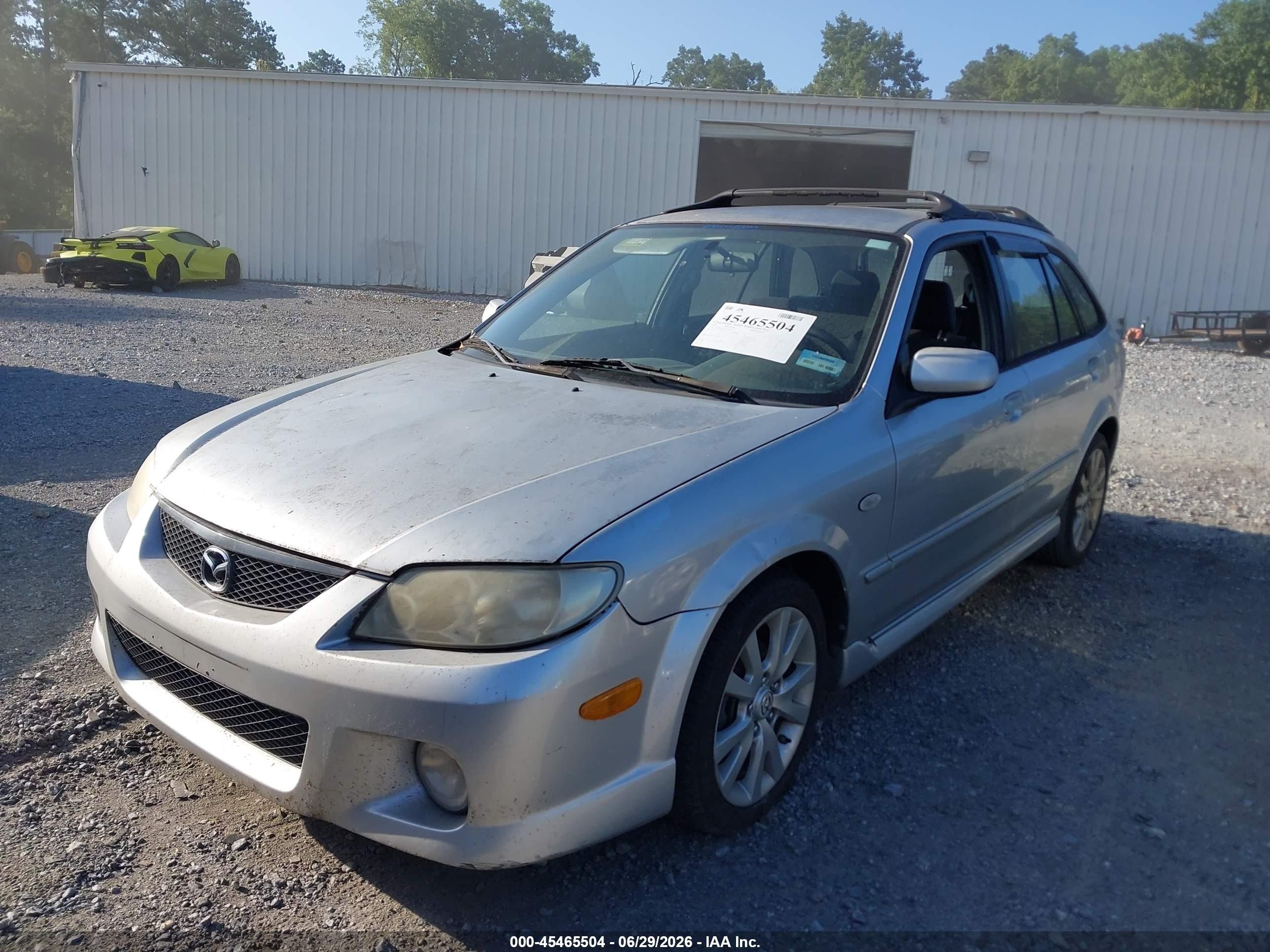 2003 Mazda Protege5   Silver vin: JM1BJ245431120972